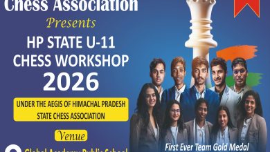 HP State U-11 Chess Workshop 2026 पोस्टर, Global Academy Public School पांवटा साहिब में आयोजित शतरंज कार्यशाला, Distt Sirmour Chess Association
