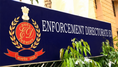 Enforcement Directorate (ED) office signboard displayed outside the agency headquarters in India.