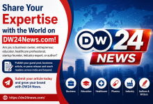 Write for Us banner by DW24News.com inviting businesses, educational institutions, healthcare professionals, startups, pharma companies, industries, and authors to submit guest posts.