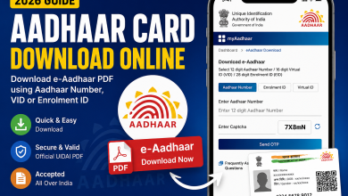 Aadhaar Card Download Online 2026 from UIDAI Official Website using Aadhaar Number, VID or Enrolment ID