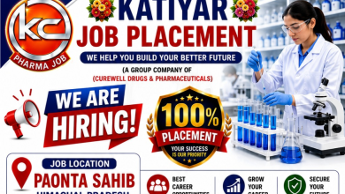 Katiyar Job Placement hiring for QA, IPQA, DRA, and Assistant Manager pharmaceutical jobs in Paonta Sahib, Himachal Pradesh with attractive salary packages.