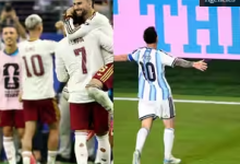 Spain and Argentina players celebrating ahead of the FIFA World Cup 2026 Final match.