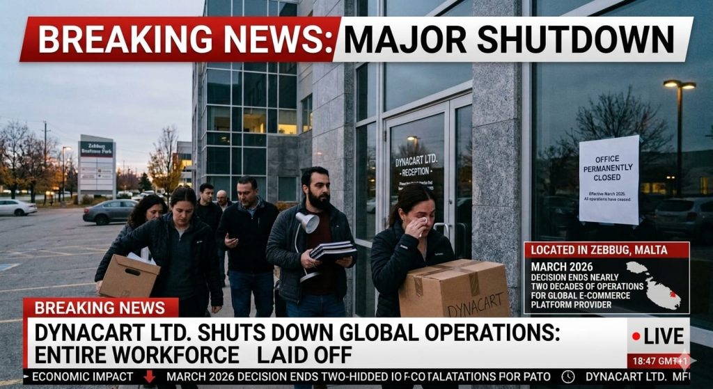 Dynacart Ltd. shuts down operations and lays off entire workforce