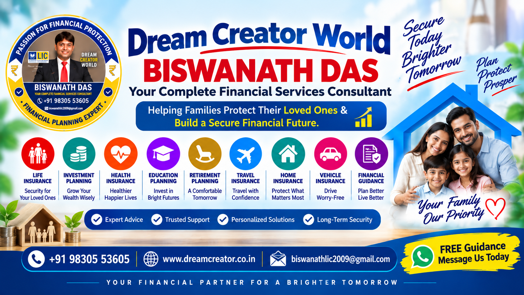 Dream Creator World promoting LIC Bima Sakhi opportunities for women and financial empowerment