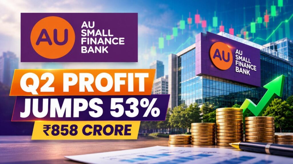 AU Small Finance Bank Q2 Results: Profit Soars 53% to ₹858 Crore