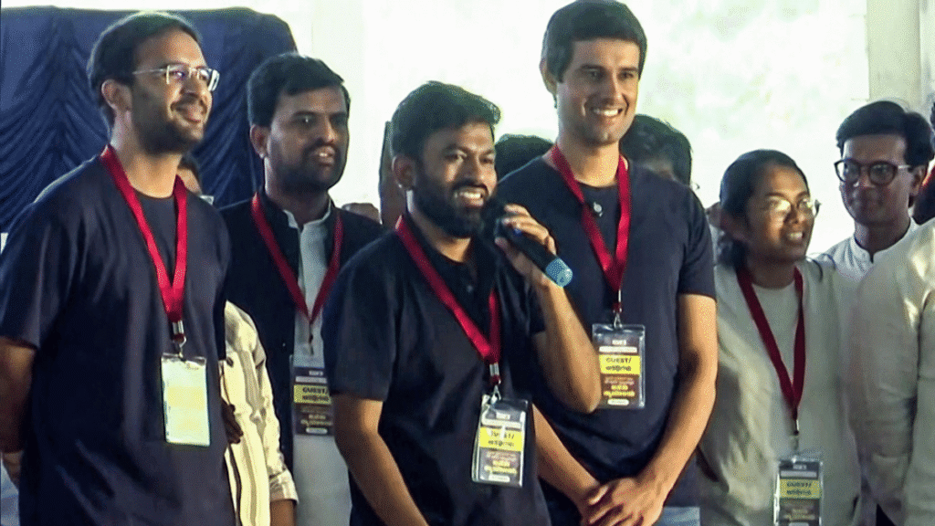Dhruv Rathee Joins Bengaluru Protest, Demands Answers on Voter List Deletions