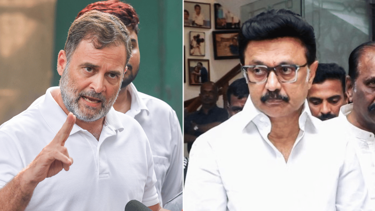 DMK Slams Rahul Gandhi Amid Delhi Protest, Questions Silence on TN SIR Deletions