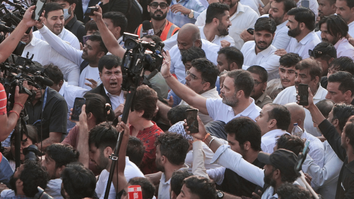 INDIA Bloc March to SC: Rahul, Priyanka, Neha Bora Lead Protest Against Gyanesh