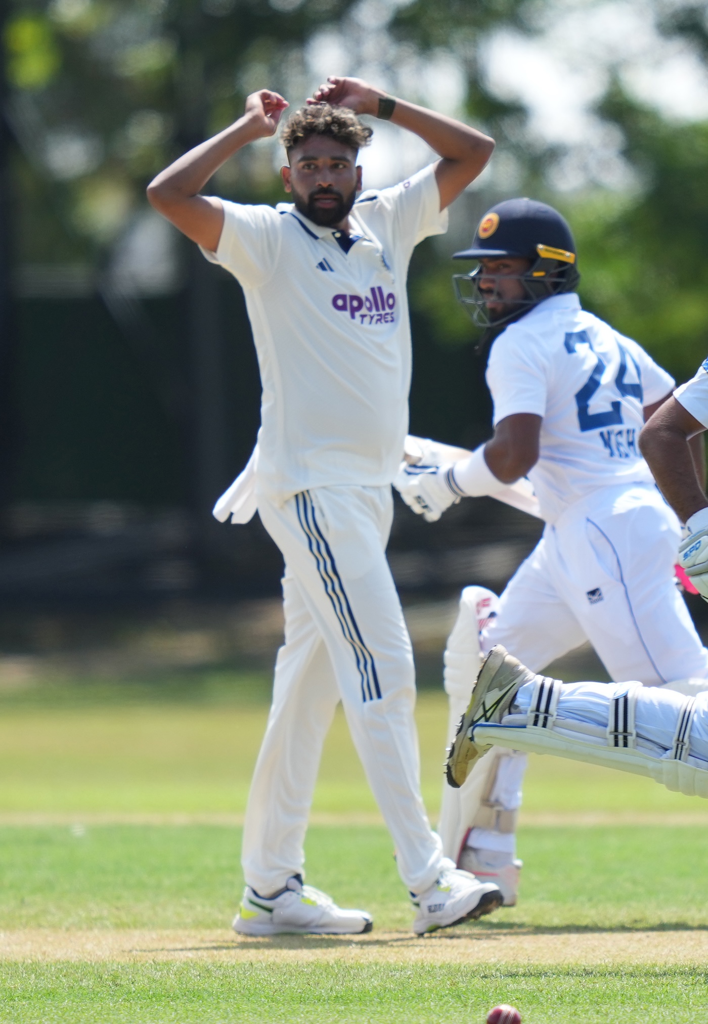 SLC XI frustrate India seamers on opening day of tour game