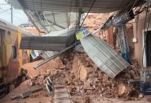 Century-old clock tower partially collapses at Kozhikode railway station; no injuries