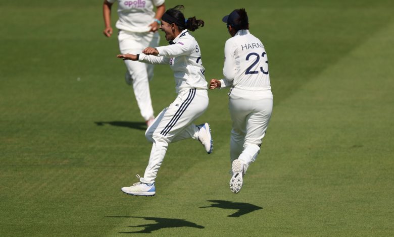 India crush England to claim historic victory in the first women's Test at Lord's