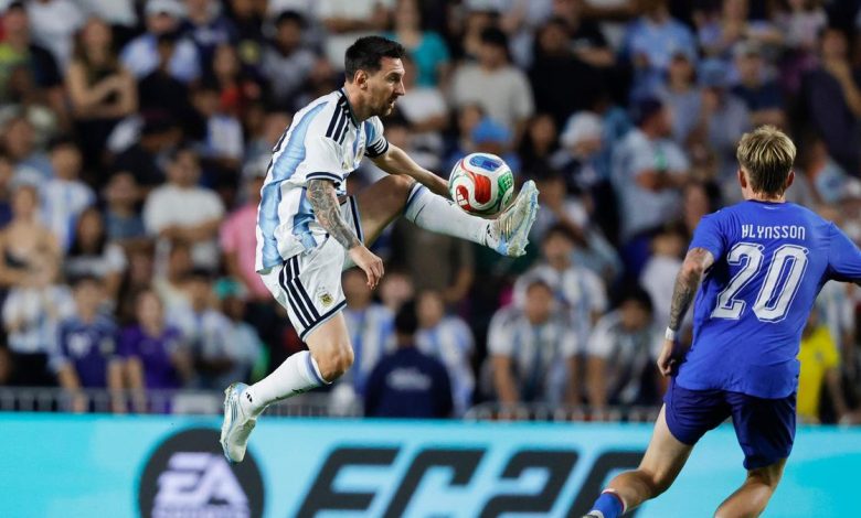 Messi scores a penalty as Argentina beats Iceland 3-0 in its final World Cup tune-up