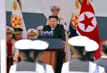 North Korea's Kim claims progress on nuclear-armed navy with new warship