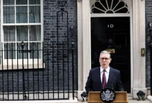 Keir Starmer resigns as UK prime minister but will stay on until a successor is chosen