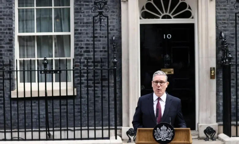 Keir Starmer resigns as UK prime minister but will stay on until a successor is chosen