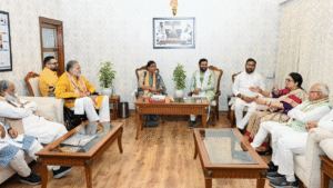Meet people without gunmen—Smriti Irani tells Haryana BJP leaders on first visit
