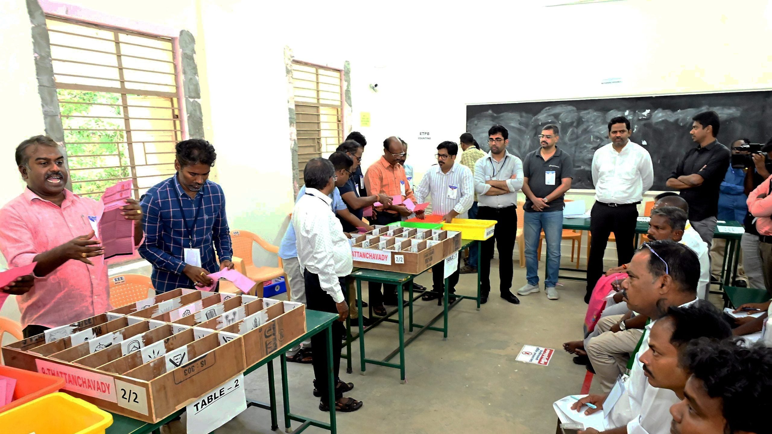 Tamil Nadu Bypolls: AIADMK Leads in Dharapuram, TVK Ahead in Madurantakam