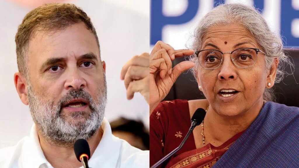 Sitharaman Tells Rahul Gandhi to Stop 'Seeing Ghosts'; Rahul Hits Back Over Tata Dispute